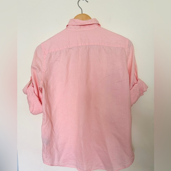 Ralph Lauren | 100% Linen Shirt Pink | Women’s S | Relaxed Fit | 3/4 Sleeve - Picture 7 of 8